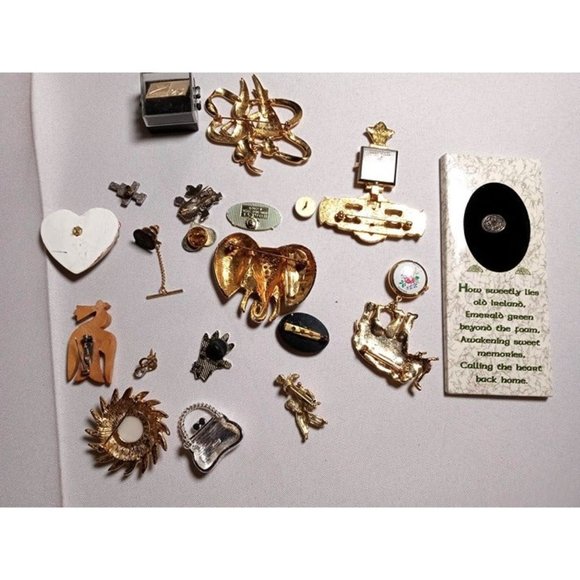 Mixed Lot of Various Vintage Decorative Pins/Brooches (6d7)‎ - Picture 2 of 7